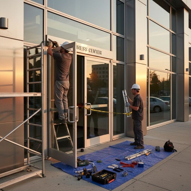 Commercial Metal Door Repair