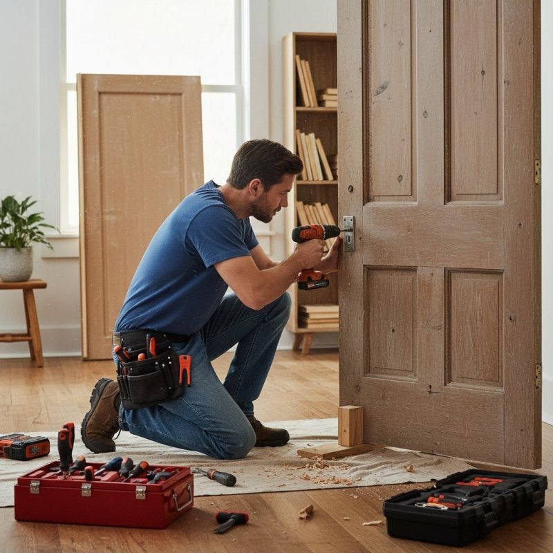 Linen Closet Door Repair in Kansas City, KS